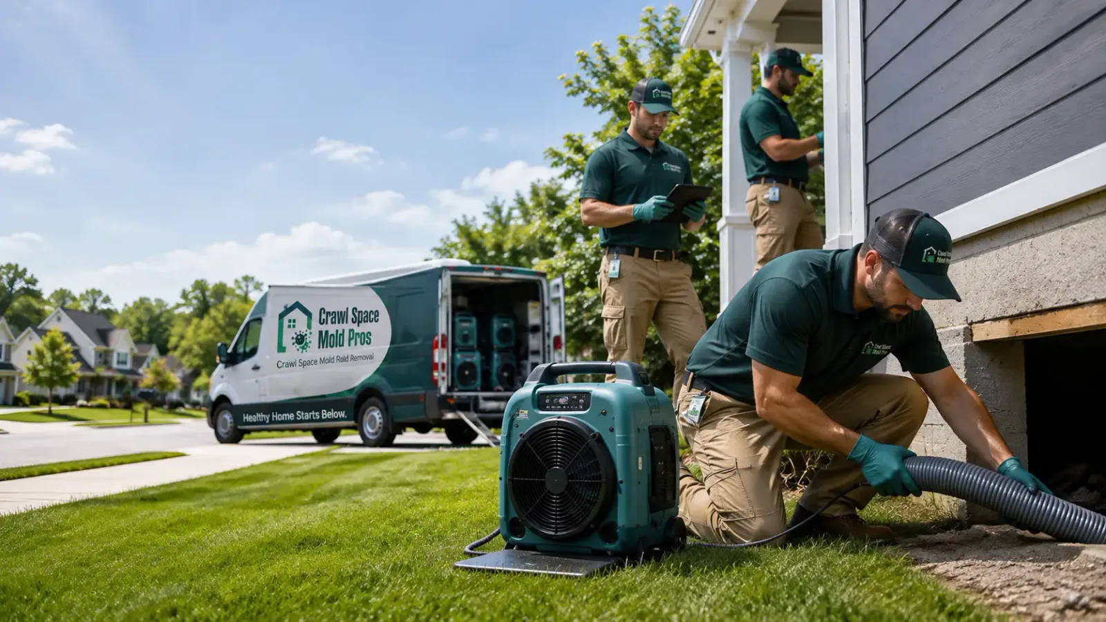 Crawl Space Mold Removal in Bowmanstown, PA